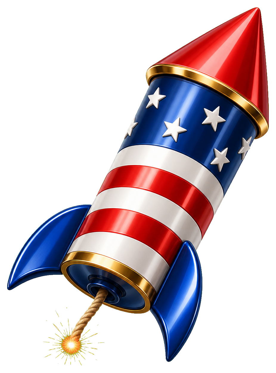 Preview for Firework Rocket Sticker