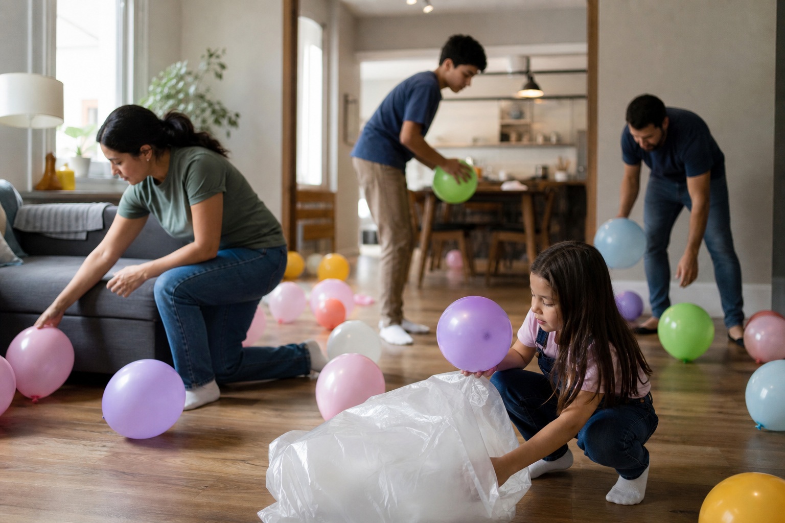 Preview for Birthday Afterparty Cleanup Stock Background