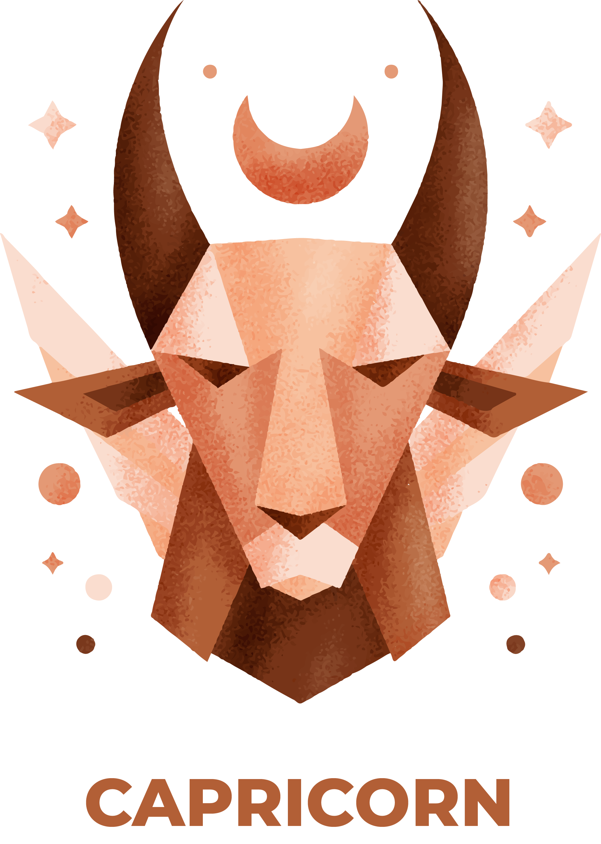 Preview for Capricorn-zodiac-geometric-art-sticker-f74a1