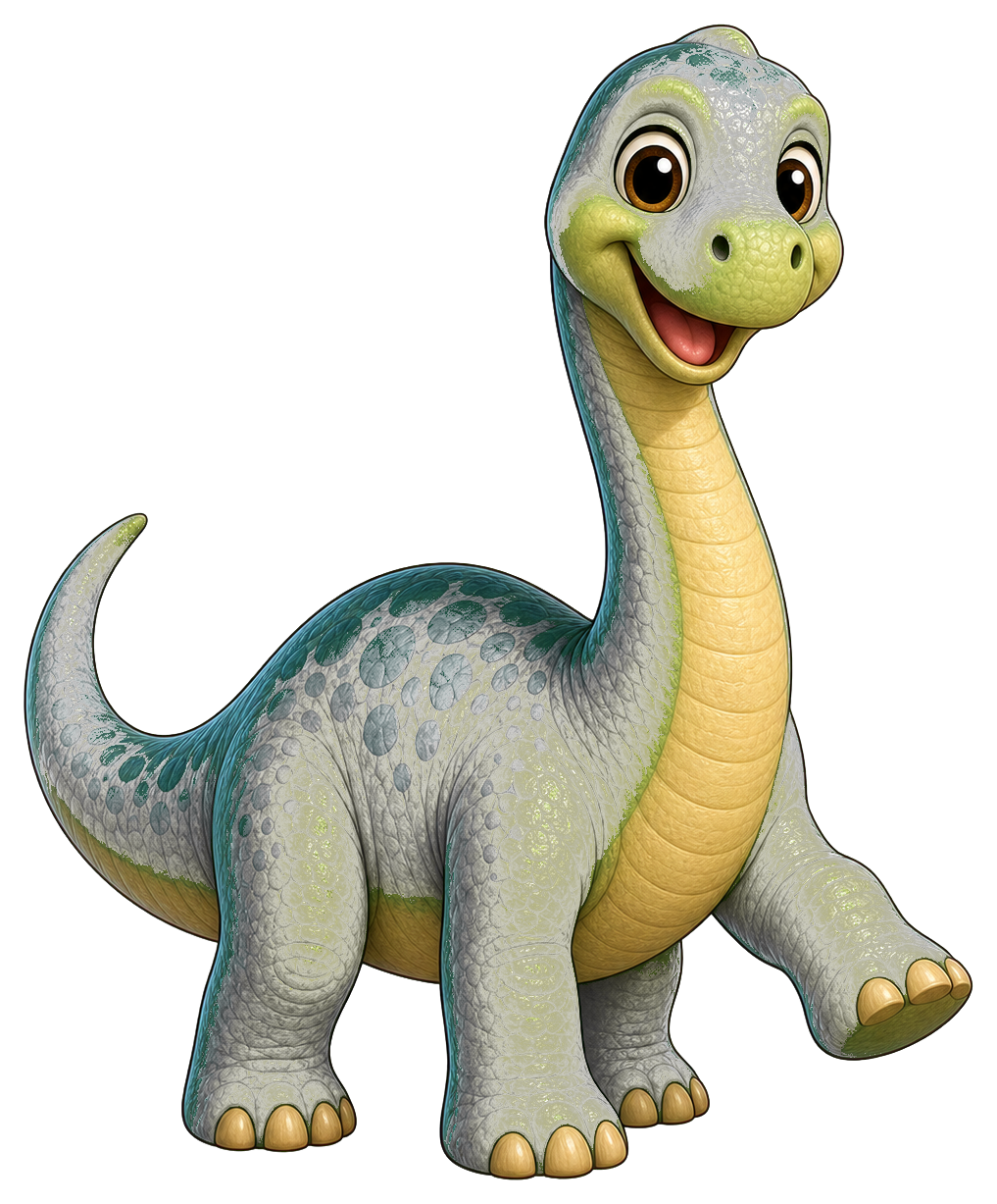 Preview for Brontosaurus Dinosaur Sticker Graphic