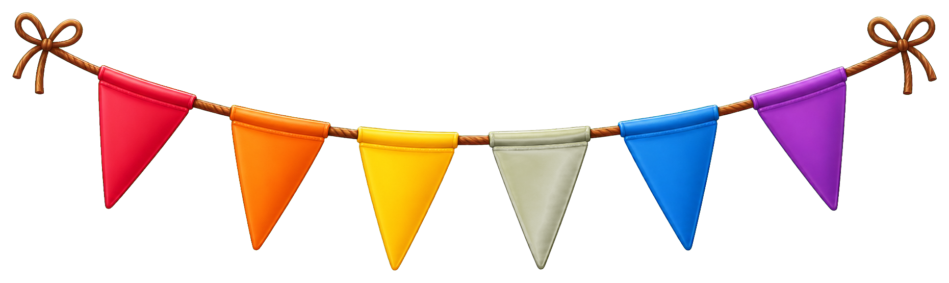 Preview for Party Flags Blank Sticker