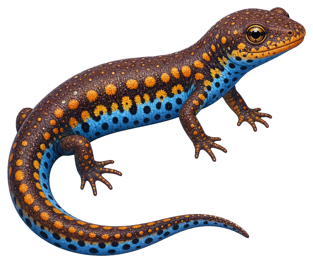 Preview for Newt Blue Belly Sticker