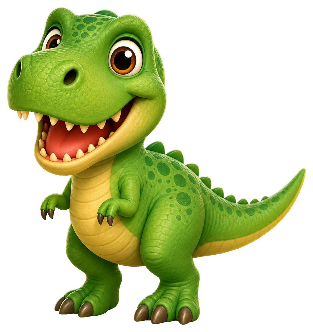 Preview for Green Dinosaur Sticker Graphic
