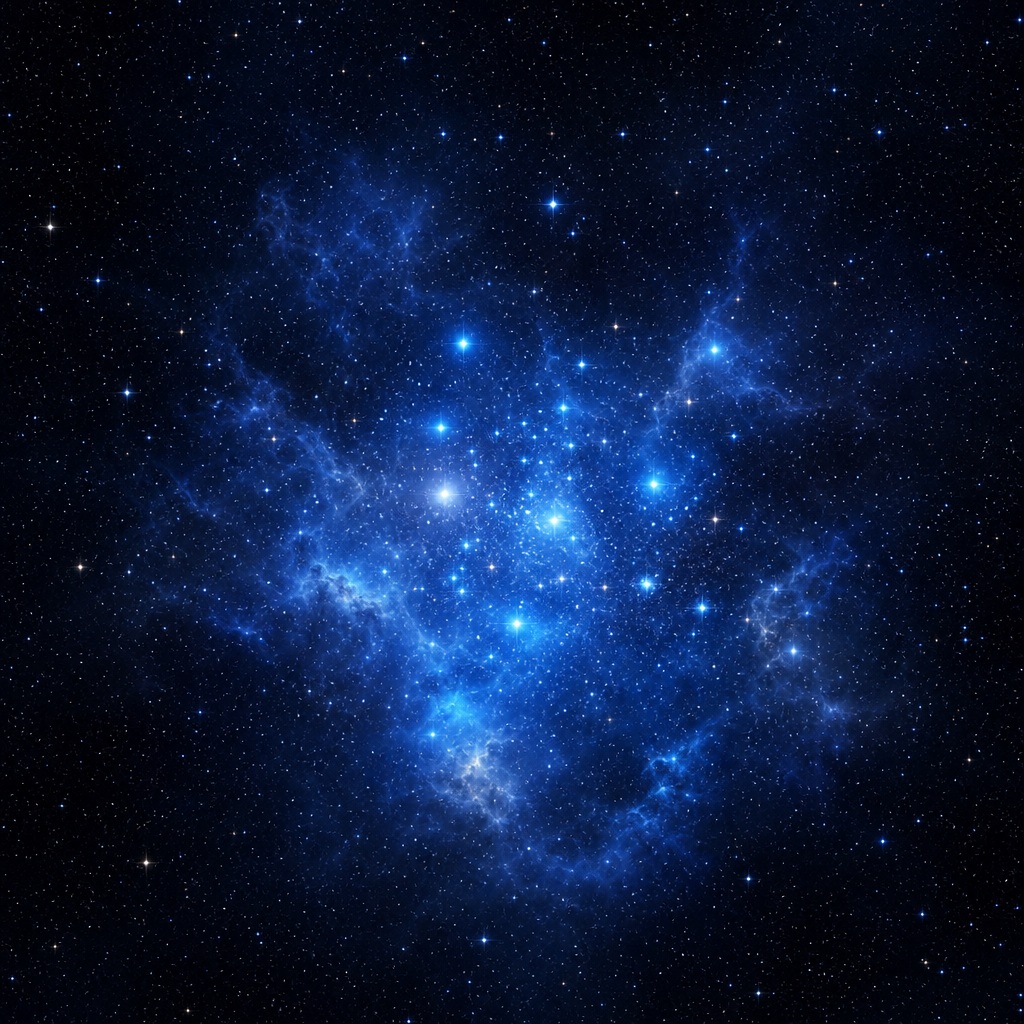 Preview for Blue Deep Space Background