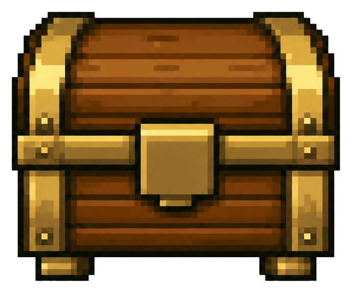 Preview for Brass Treasure Chest Pixel Sticker