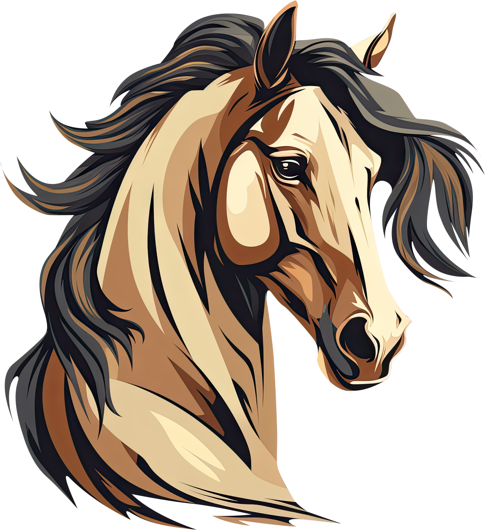 Preview for Horse-illustration-art-logo-animal-sticker-a211b