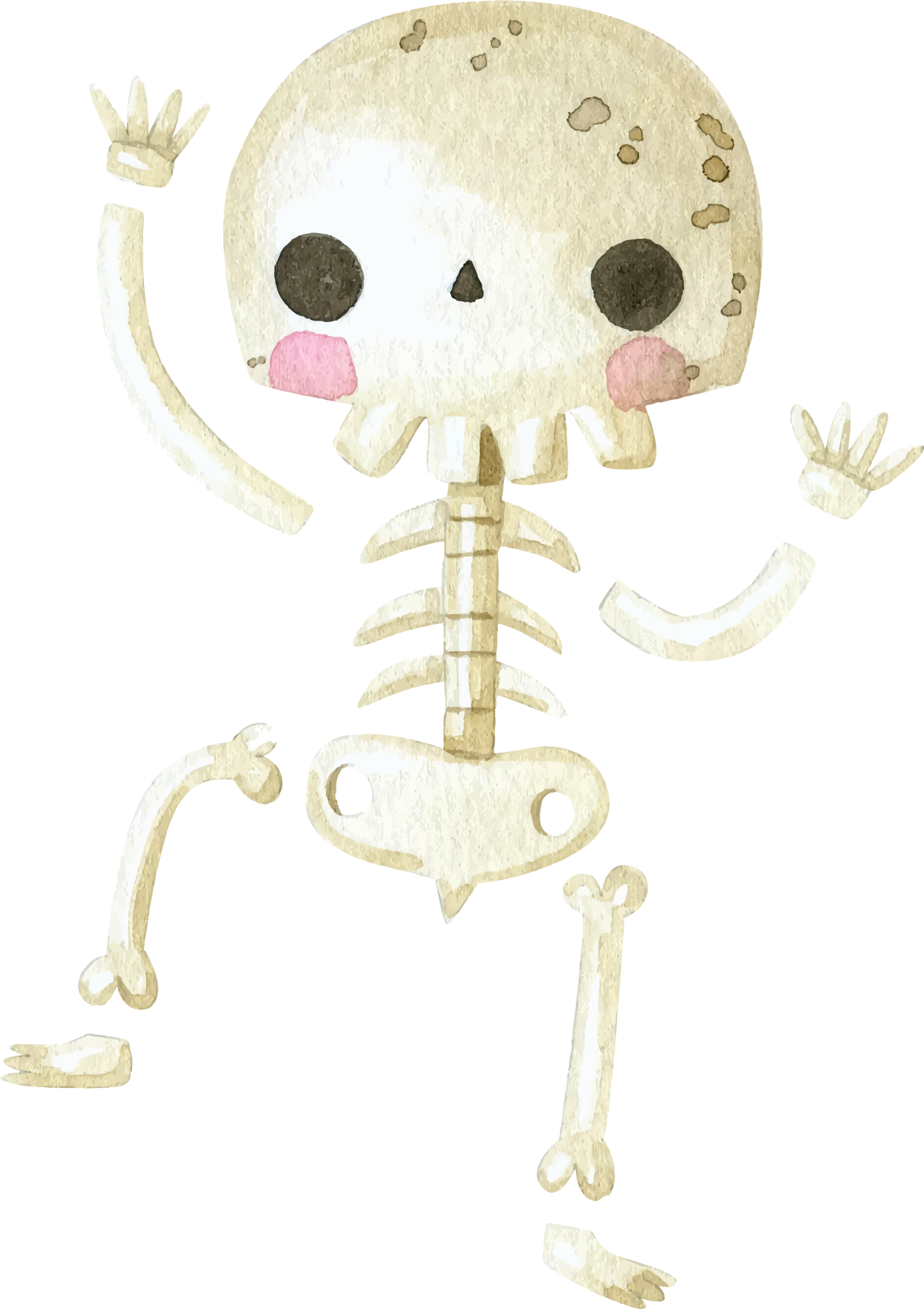 Preview for Cartoon-skeleton-character-design-halloween-best-sticker-afa91