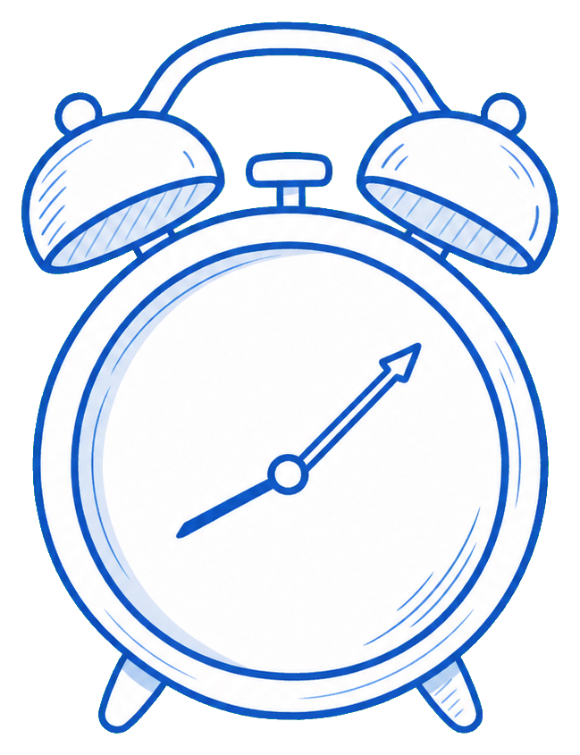 Preview for Deadline Alarm Clock Sticker