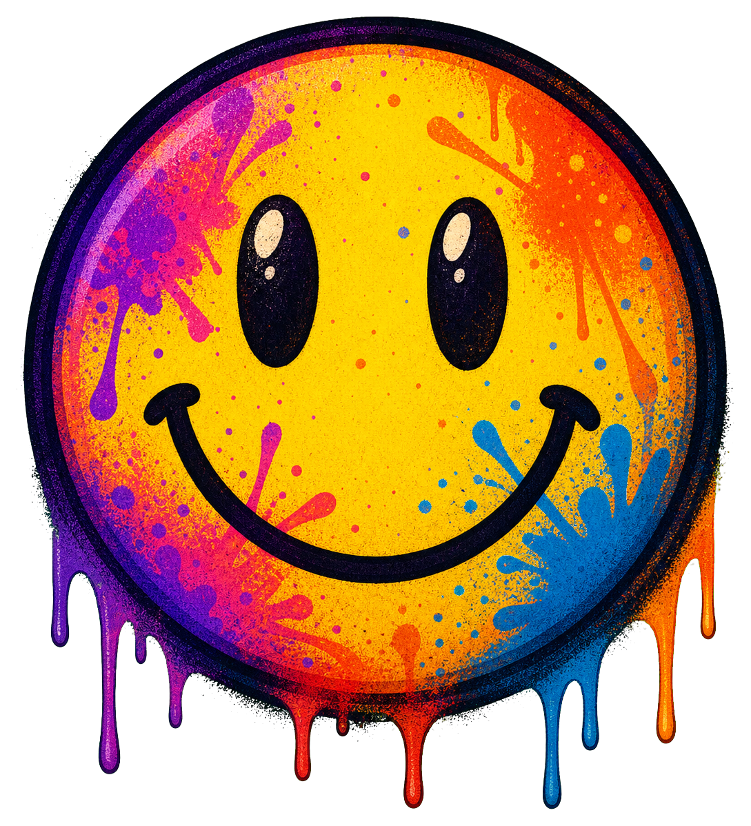 Preview for Graffiti Smiley Sticker Graphic