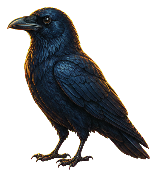 Preview for Blue Raven Sticker For Creative Designs