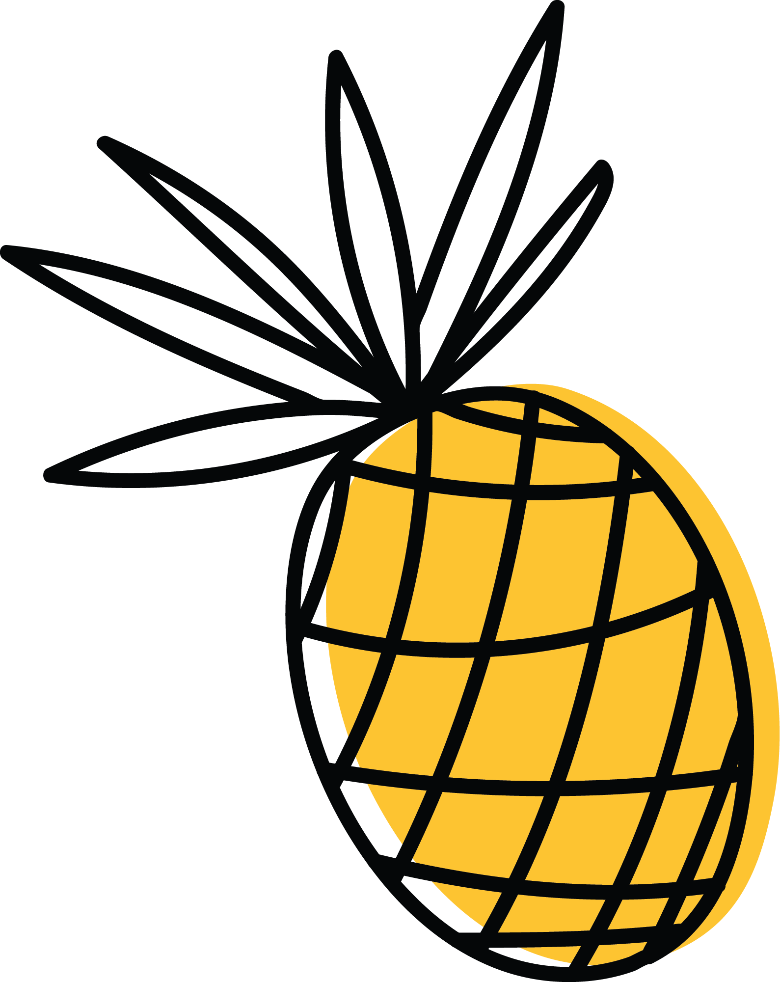 Preview for Pineapple-globe-icon-summer-sticker-e72da