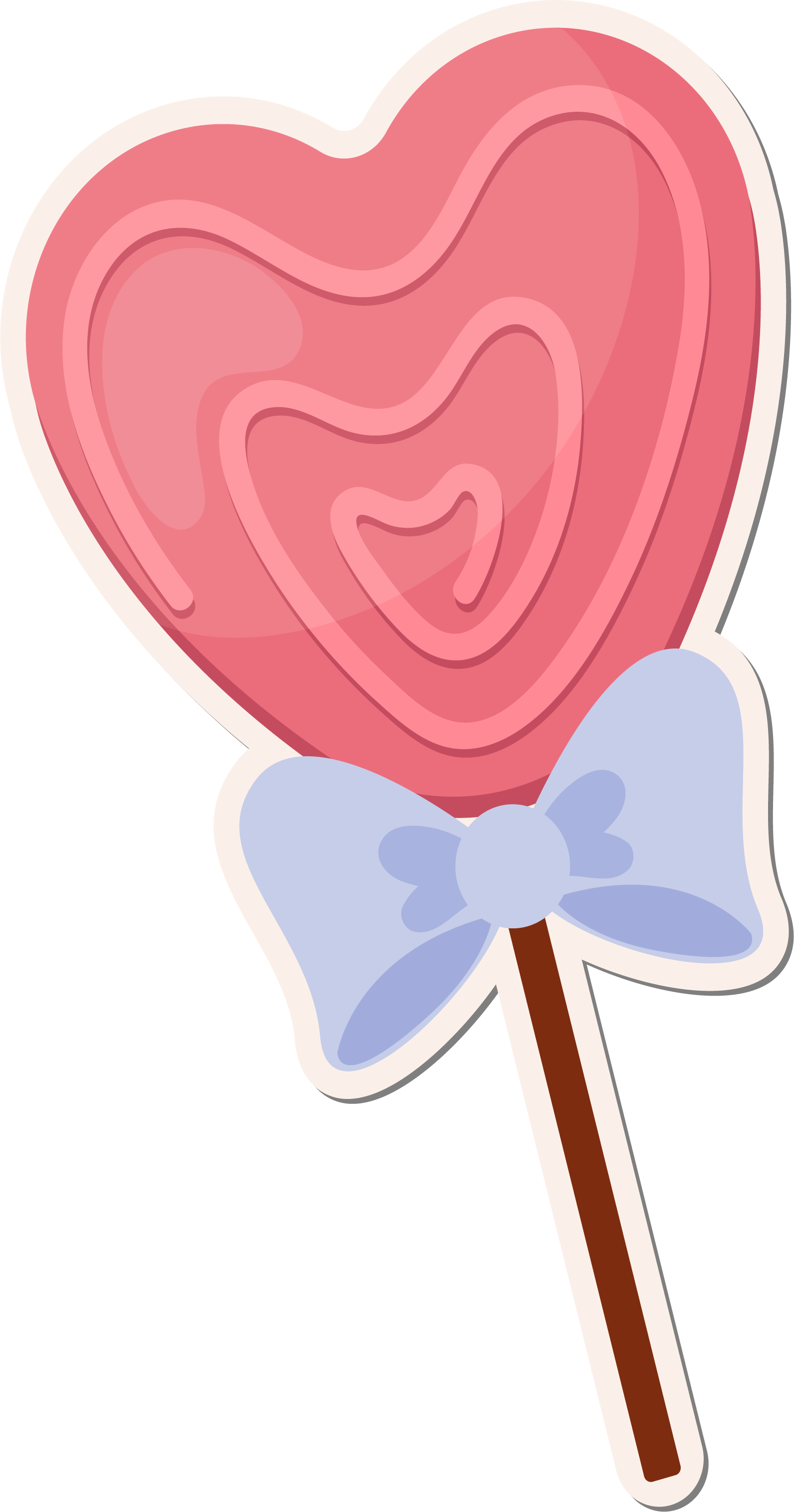 Preview for Heart-shaped-lollipop-illustration-cute-love-sticker-7ab4f
