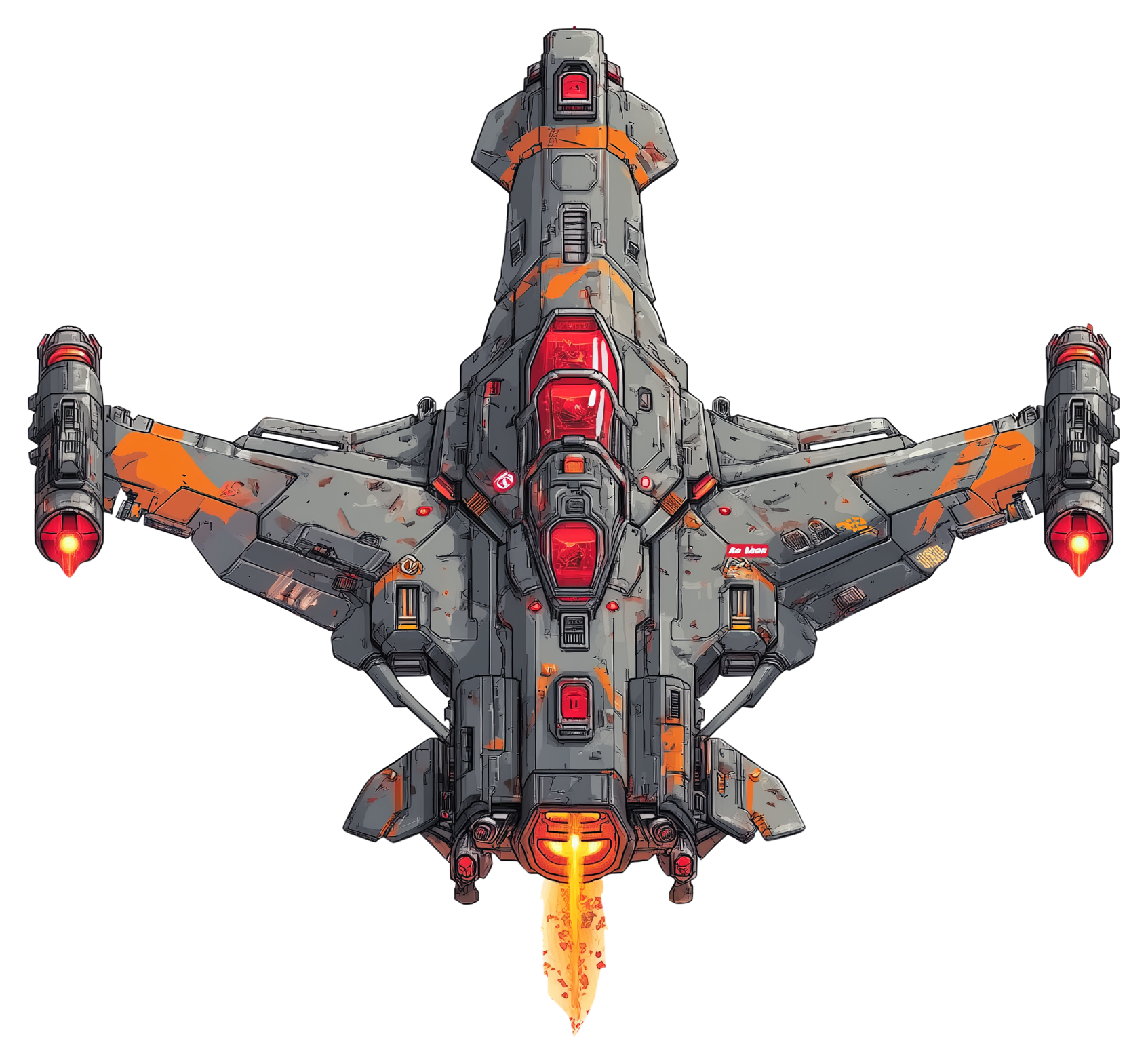 Preview for Futuristic-fighter-jet-design-spaceship-sticker-0d988