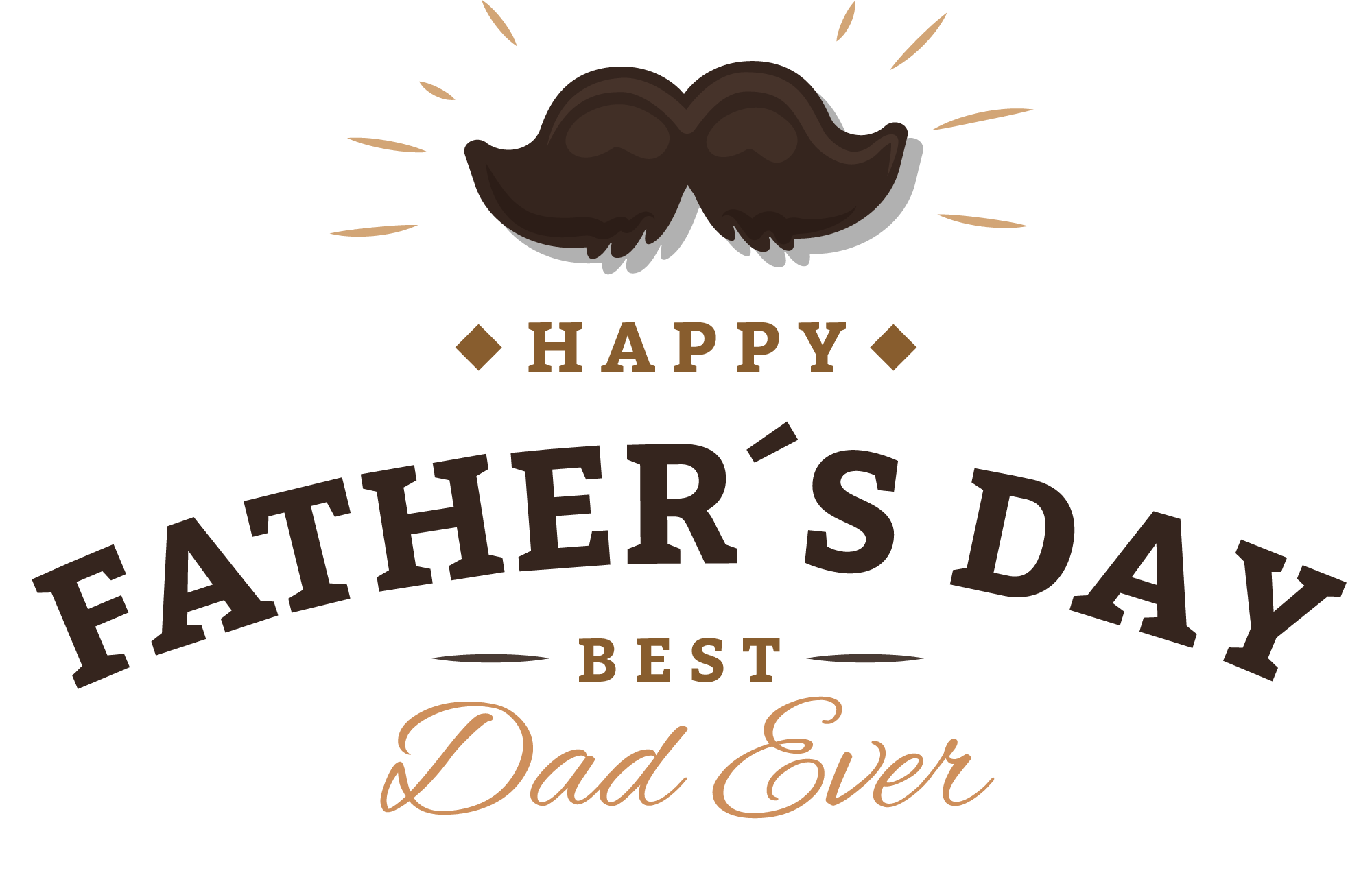 Preview for Fathers-day-mustache-design-sticker-7e7ad