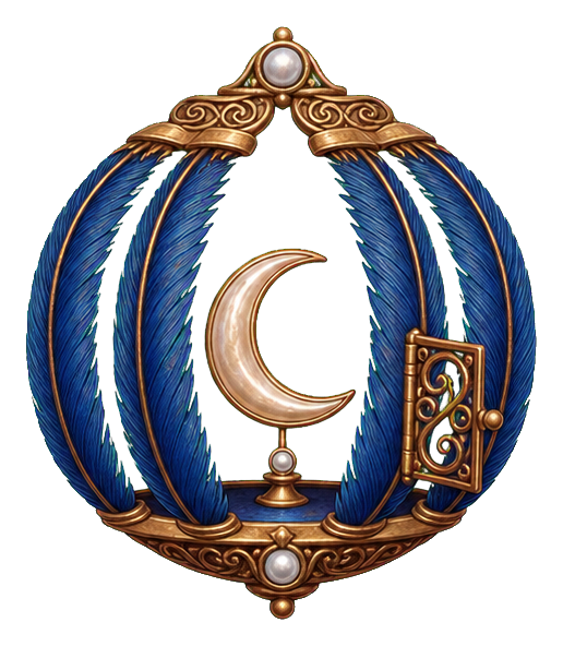 Preview for Feather Moon Cage Sticker