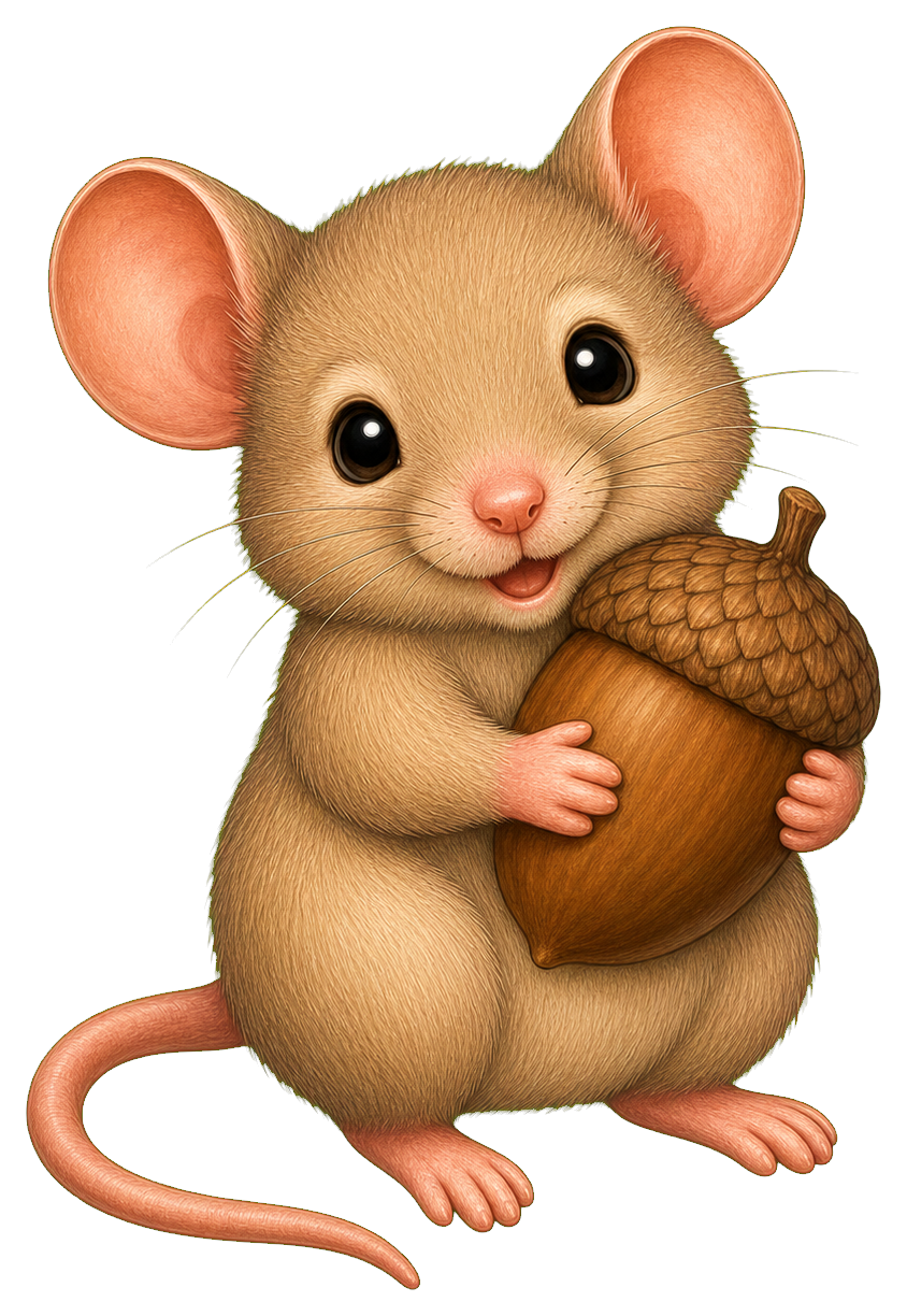 Preview for Acorn Mouse Sticker