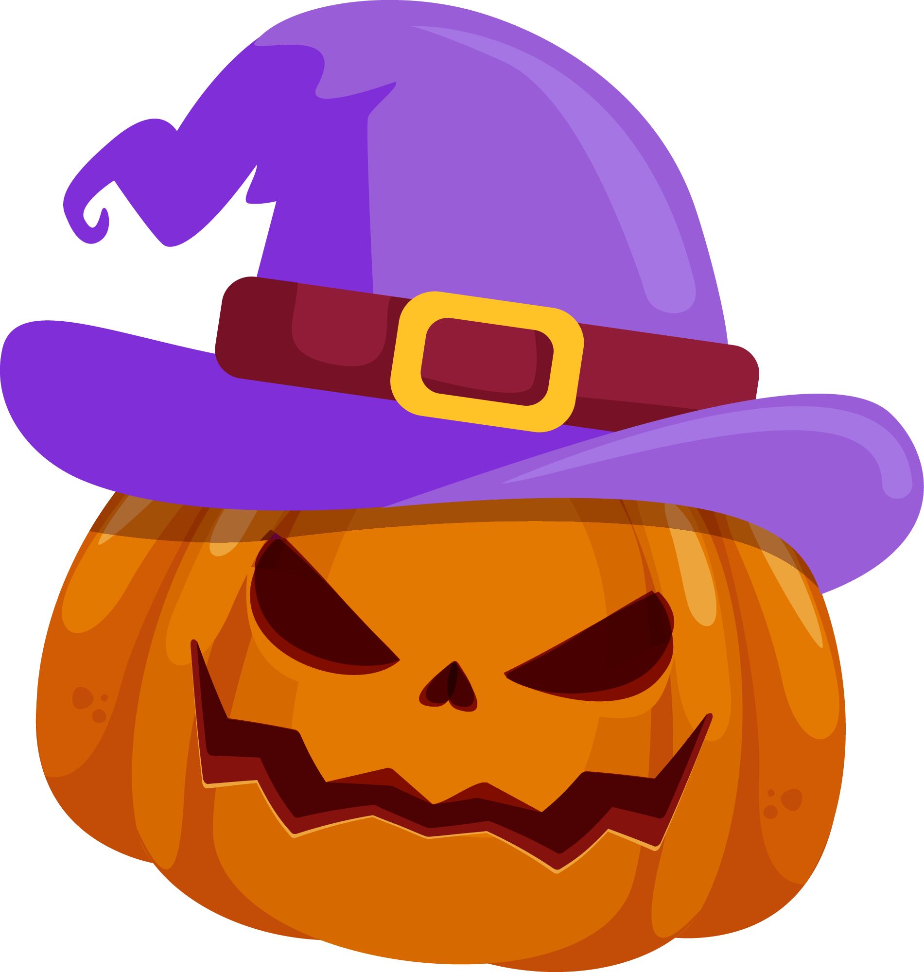Preview for Halloween-jack-o-lantern-illustration-pumpkins-sticker-43649