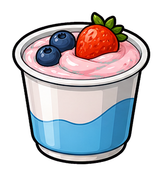 Preview for Blank Yogurt Cup Sticker