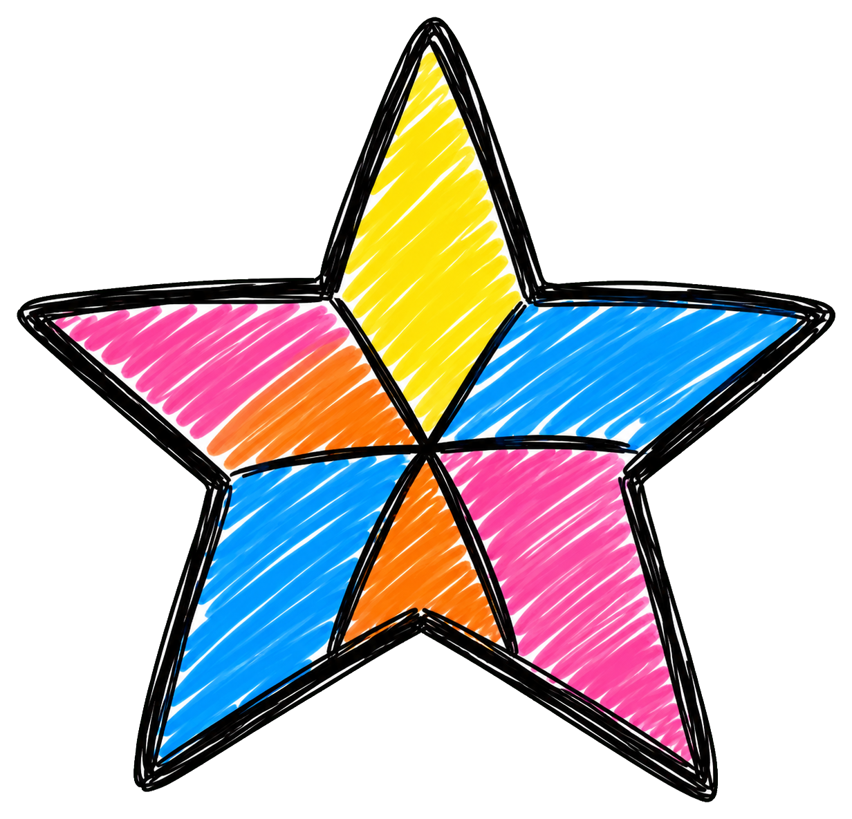Preview for Doodle Star Sticker Graphic