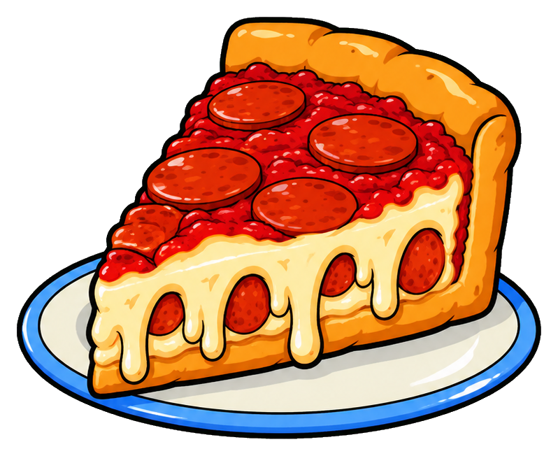 Preview for Pizza Party Deep Dish Slice