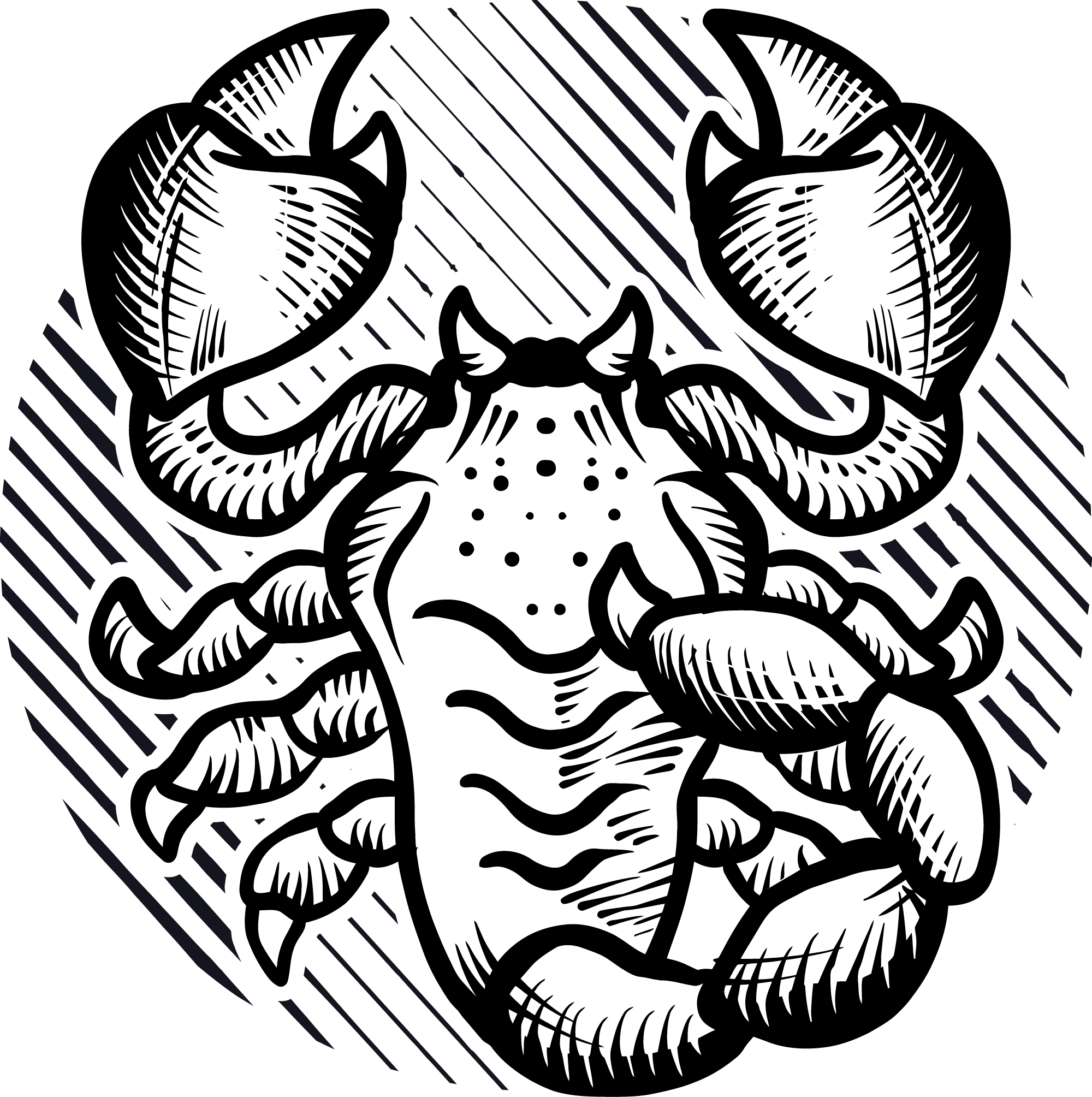 Preview for Dark-diagonal-background-design-zodiac-sticker-caf2a