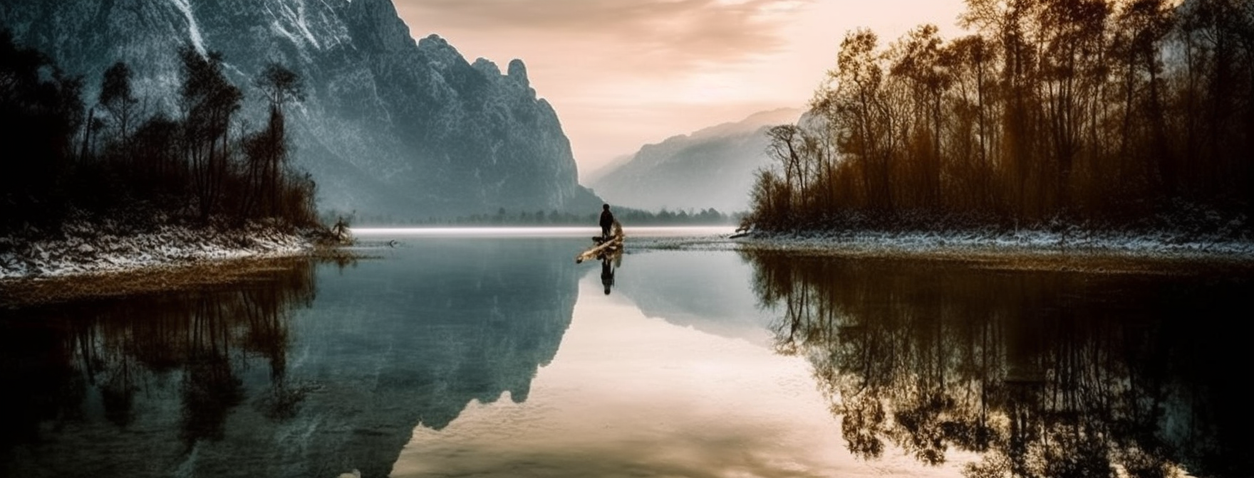 Preview for Serene-lake-landscape-ai-facebook-background-af2ca