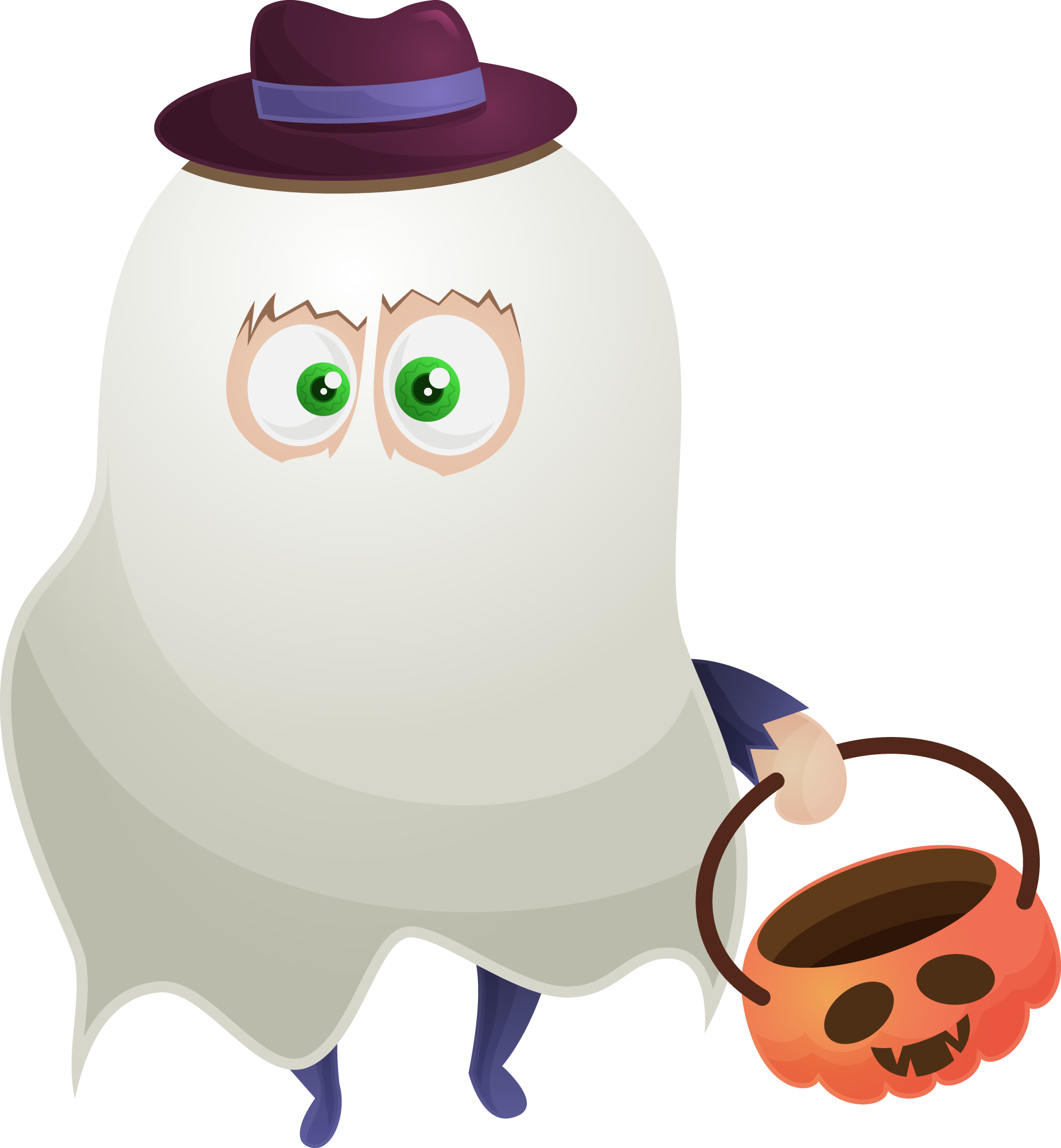 Preview for Halloween-ghost-trick-or-treat-halloween-costume-sticker-e9033