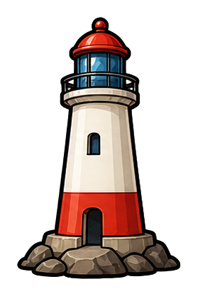 Preview for Plain Lighthouse Sticker