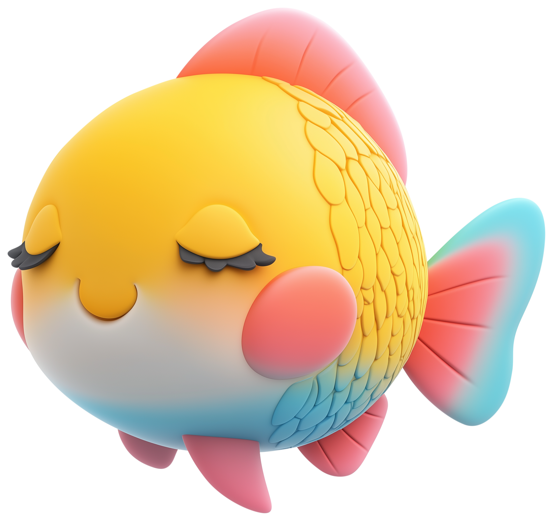 Preview for Cute Goldfish Emoji Sticker