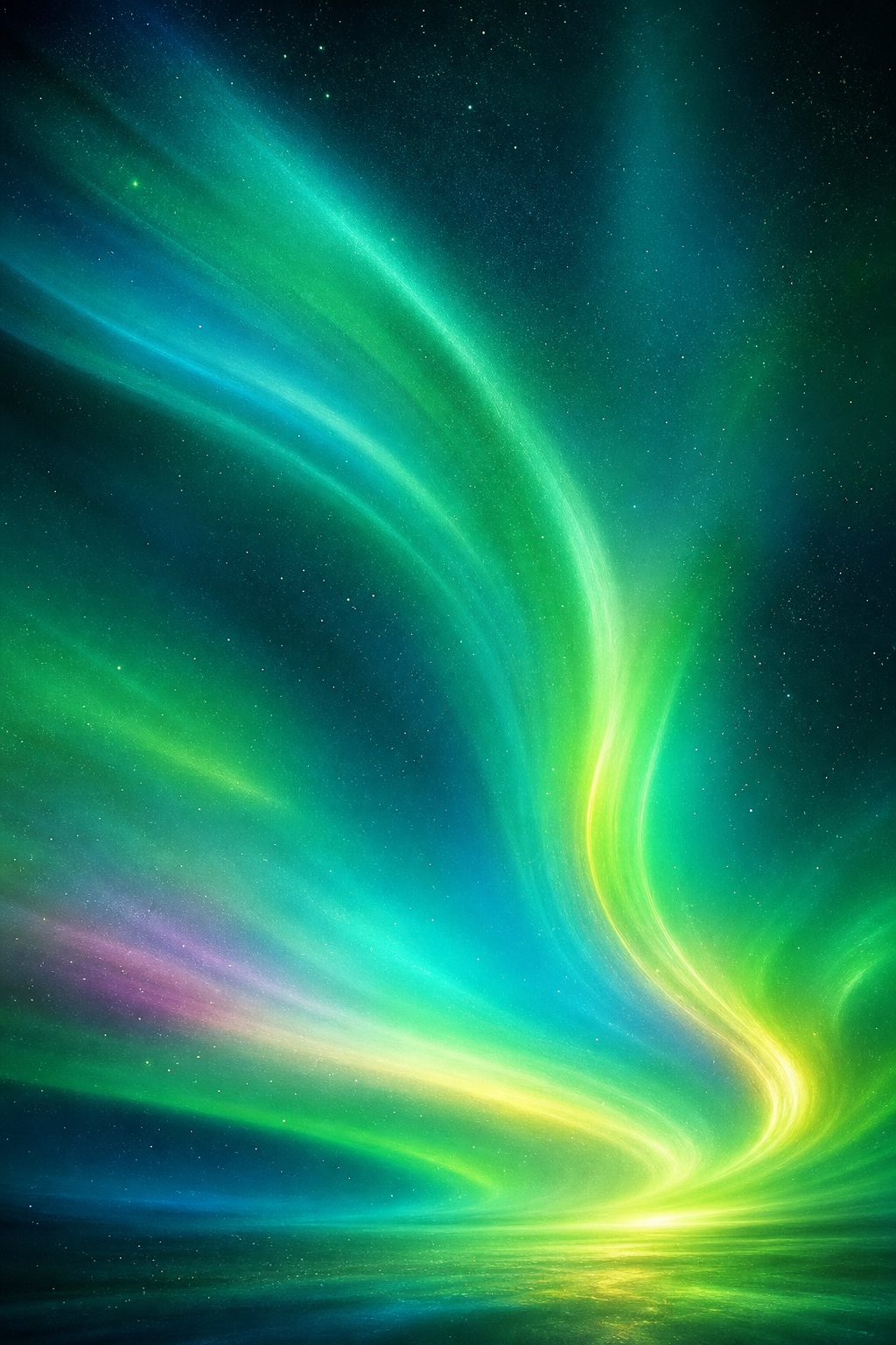 Preview for Neon Aurora Gradient Stock Background