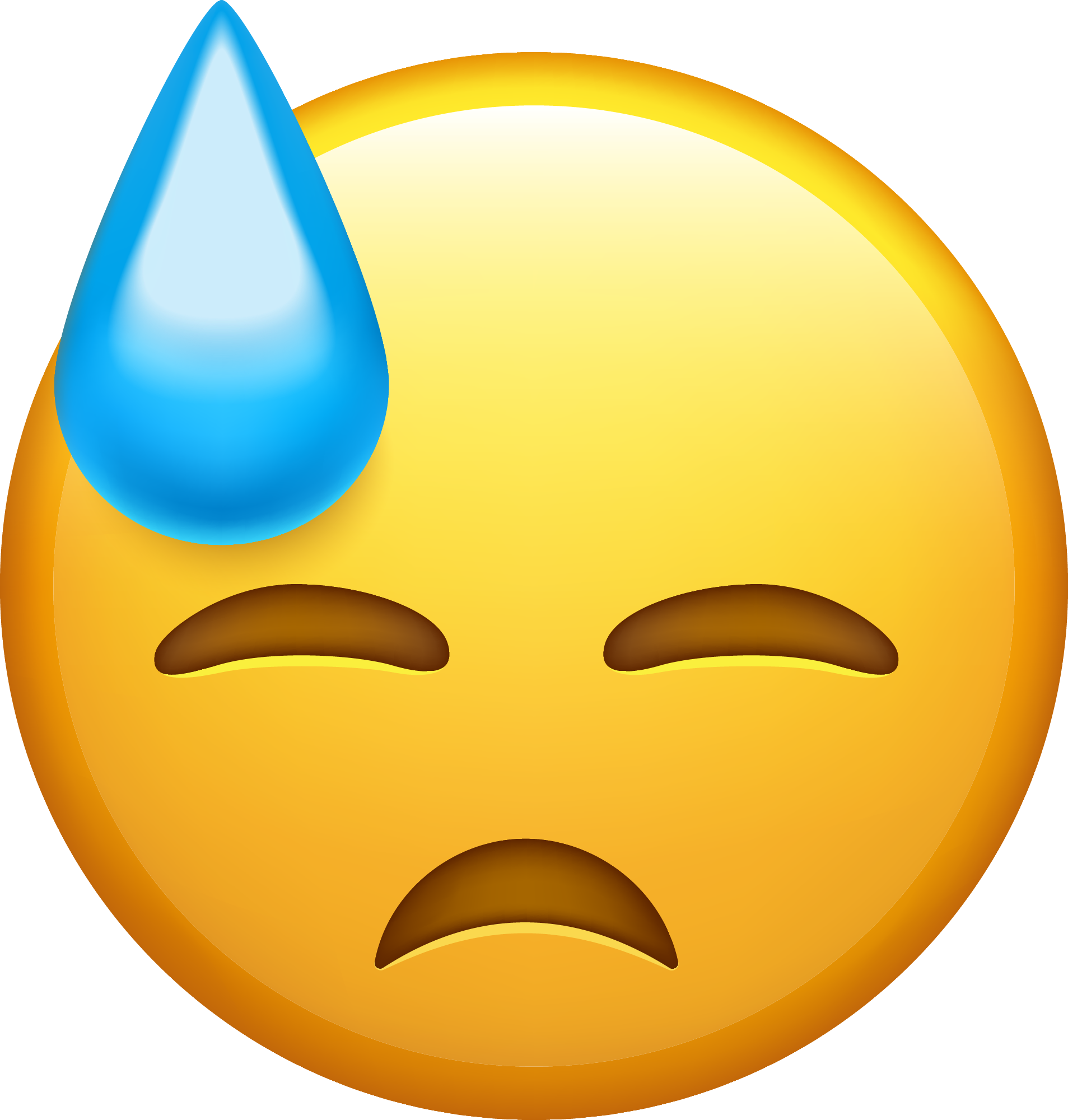 Preview for Relieved-face-emoji-emoji-classic-sticker-834d8