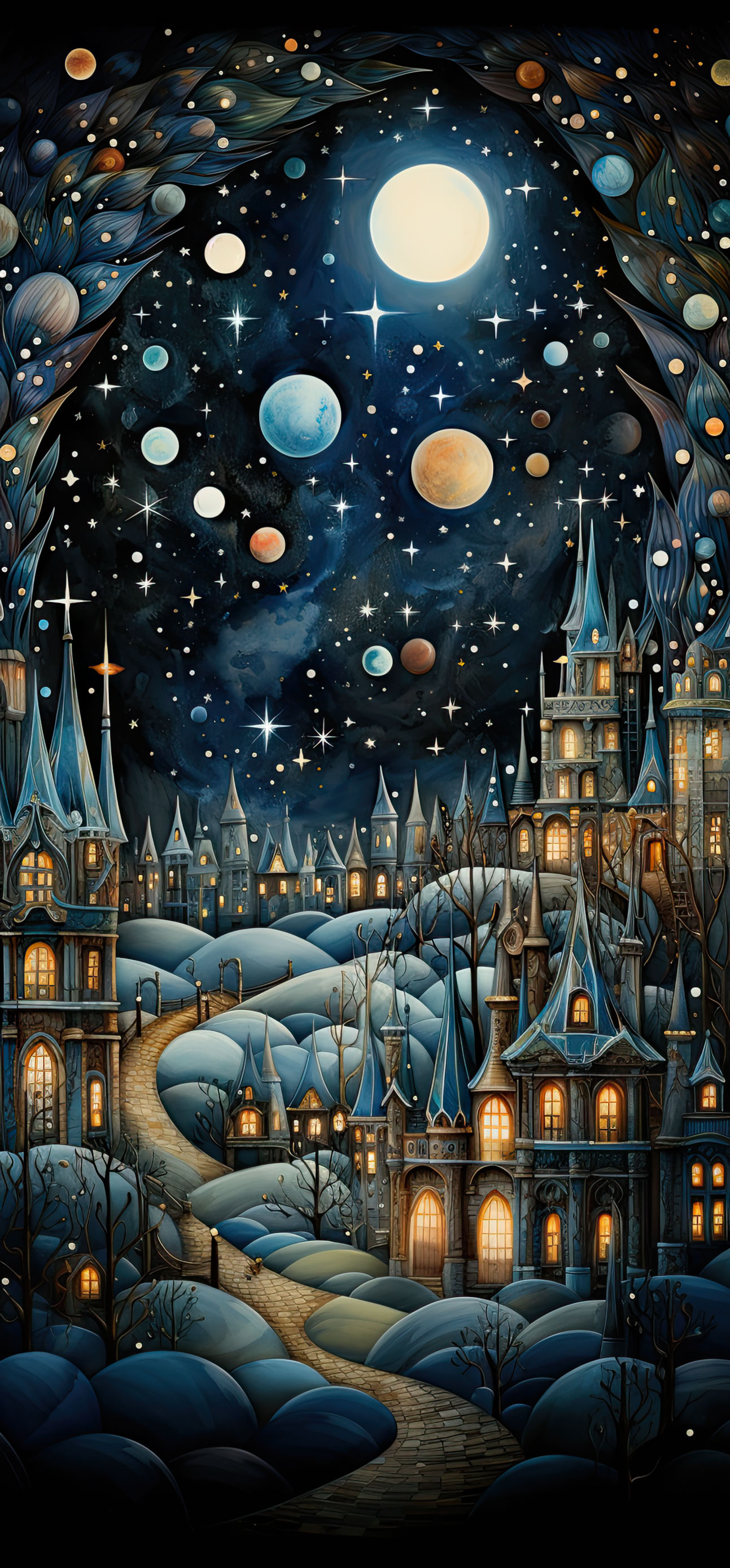 Preview for Enchanted-winter-castle-under-starry-night-sky-christmas-phone-b-f2fac