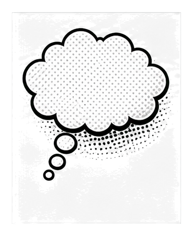 Preview for Blank Thought Bubble Sticker