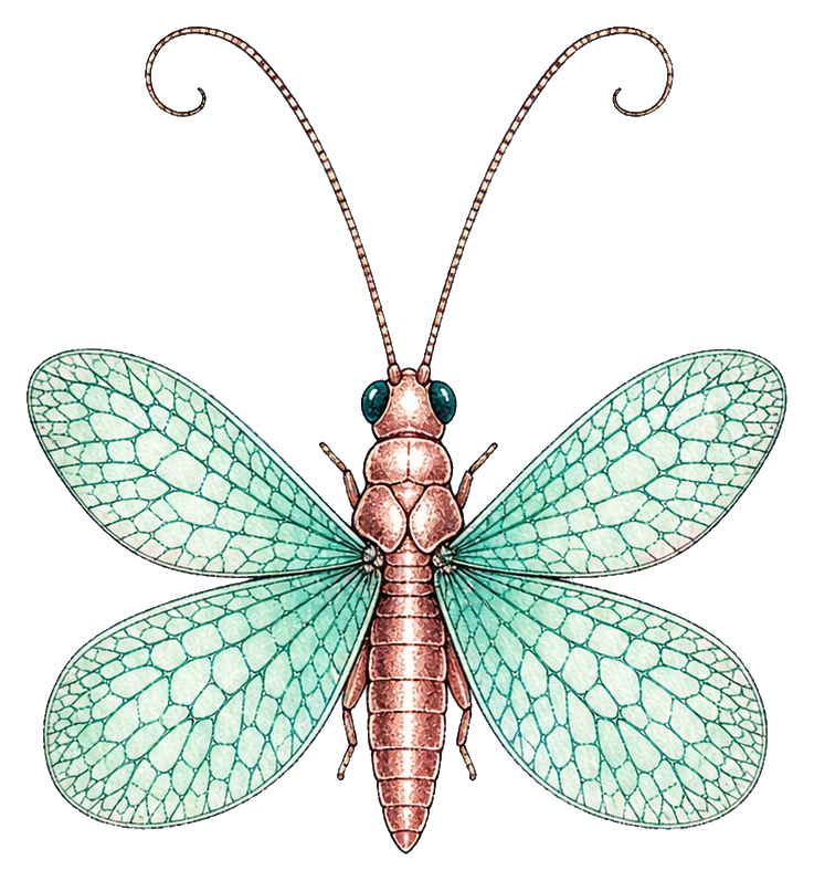 Preview for Mint Lacewing Sticker