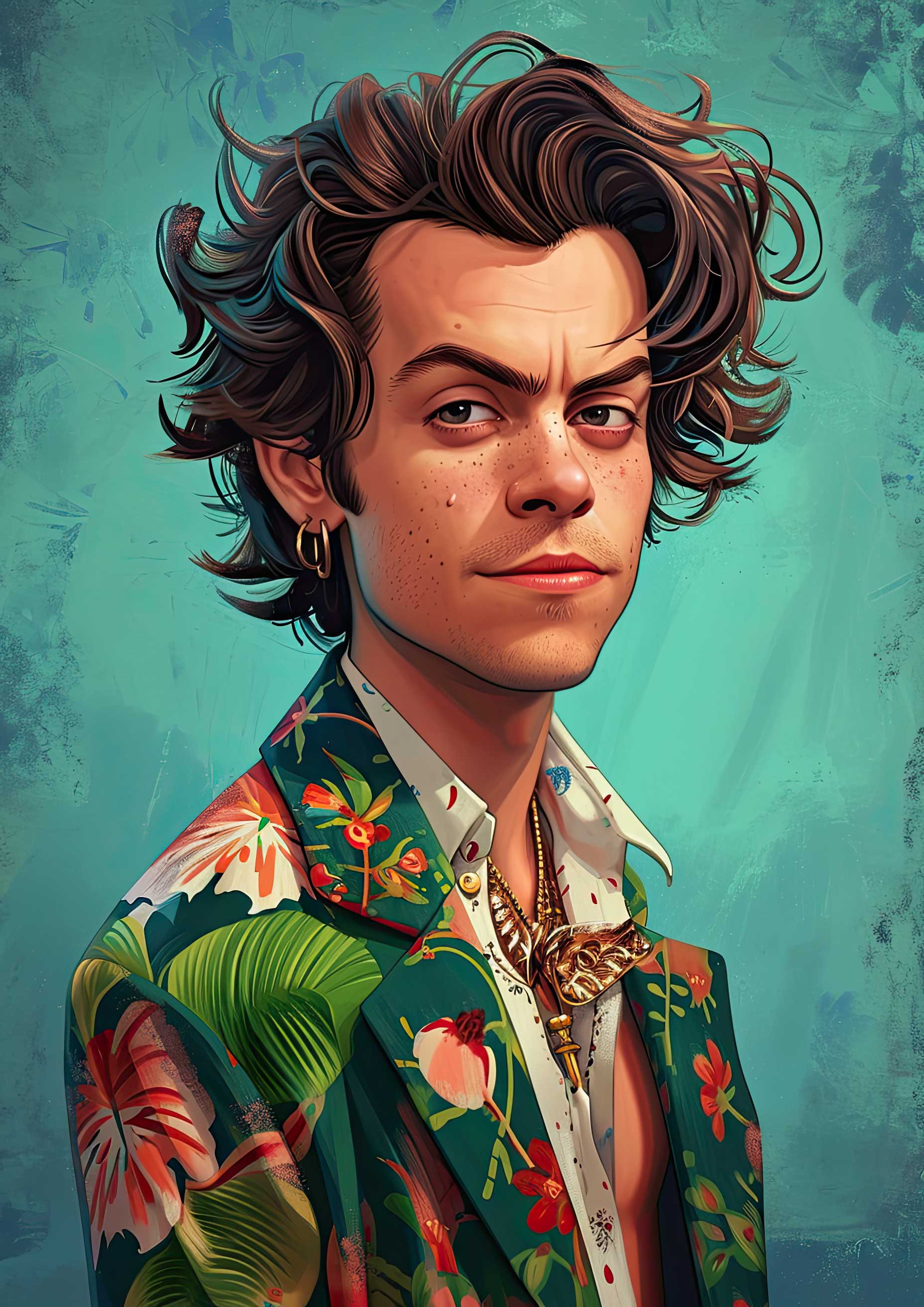 Preview for Harry-styles-digital-portrait-celebrities-background-8869f