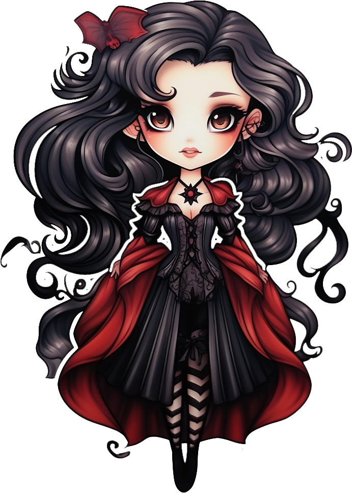 Preview for Gothic-cartoon-character-illustration-halloween-characters-stick-4aa36