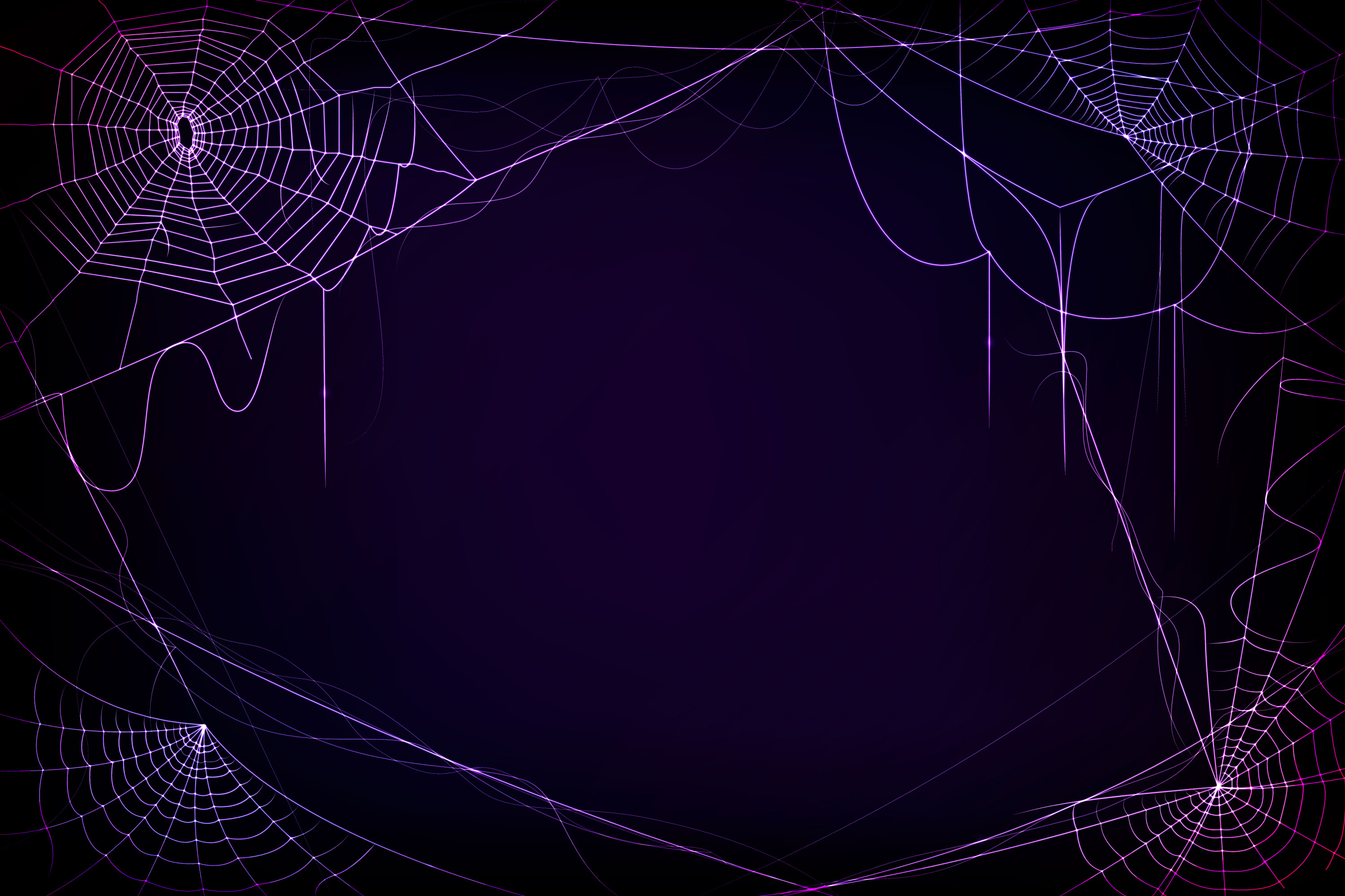 Preview for Purple-network-design-template-halloween-background-ce890