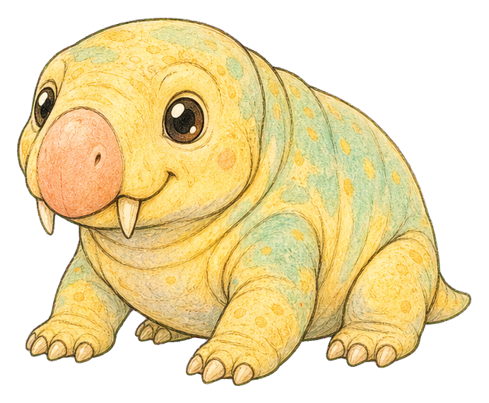 Preview for Lystrosaurus Kawaii Sticker