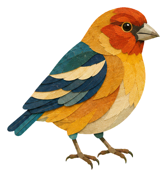 Preview for Papercut Woodland Birds Finch