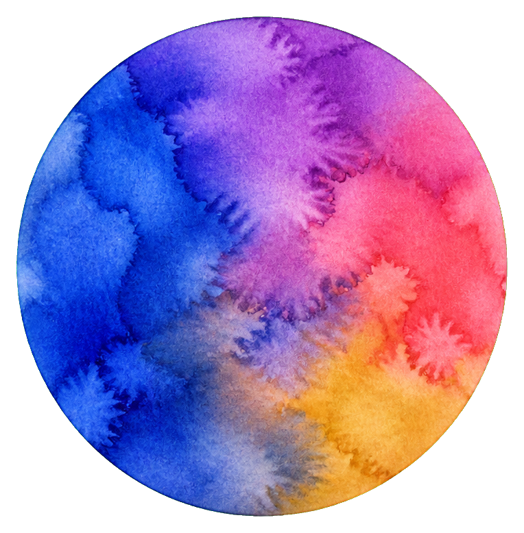 Preview for Watercolor Wash Circle Sticker