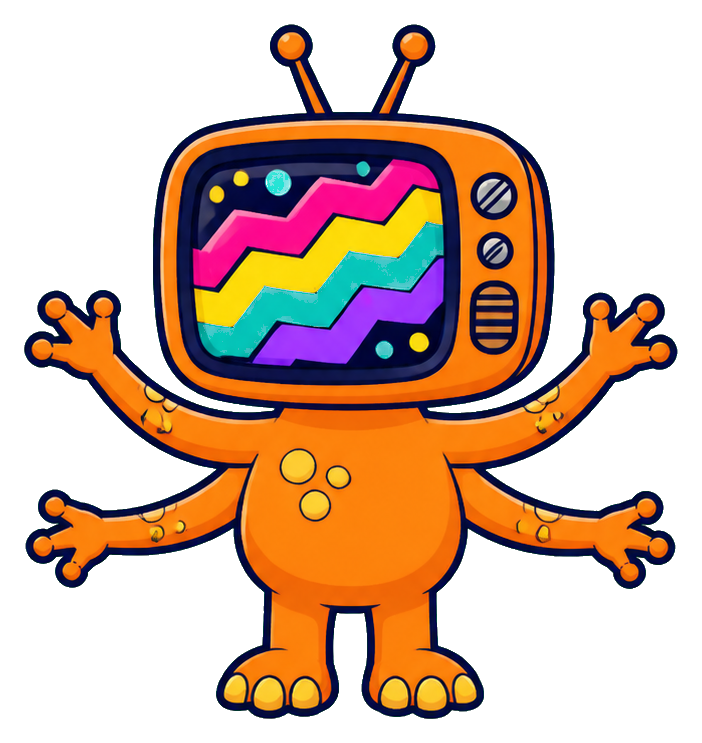 Preview for Funny Cartoon Alien Sticker