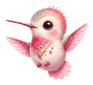 Preview for Roseflash Hummingbird Chick Sticker