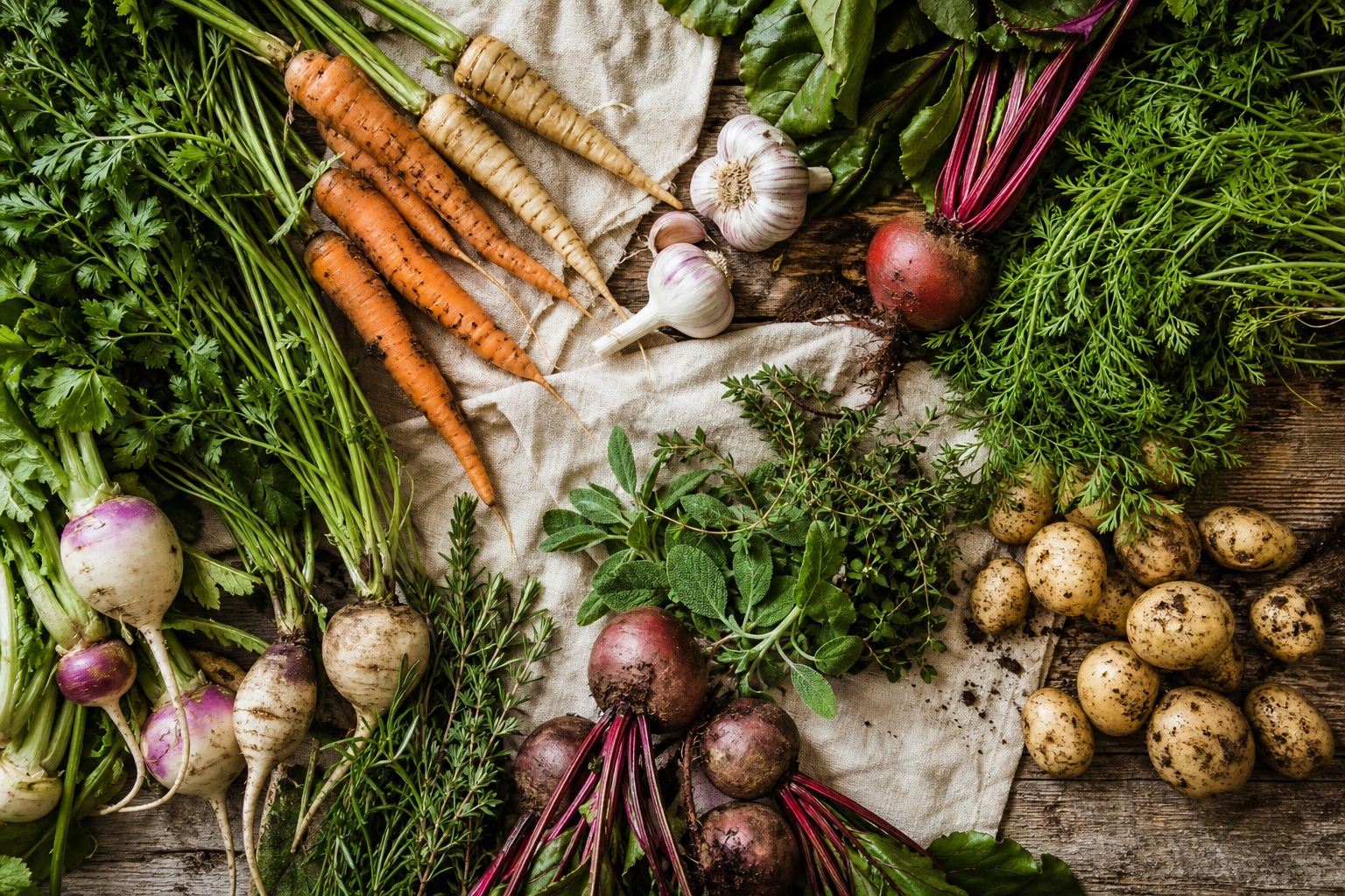 Preview for Garden Kitchen Harvest Stock Background