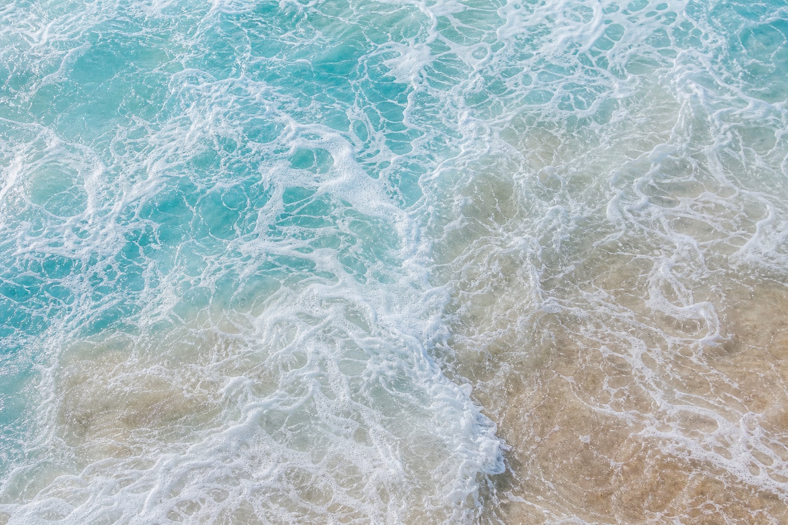Preview for High Key Aqua Ocean Foam Stock Background