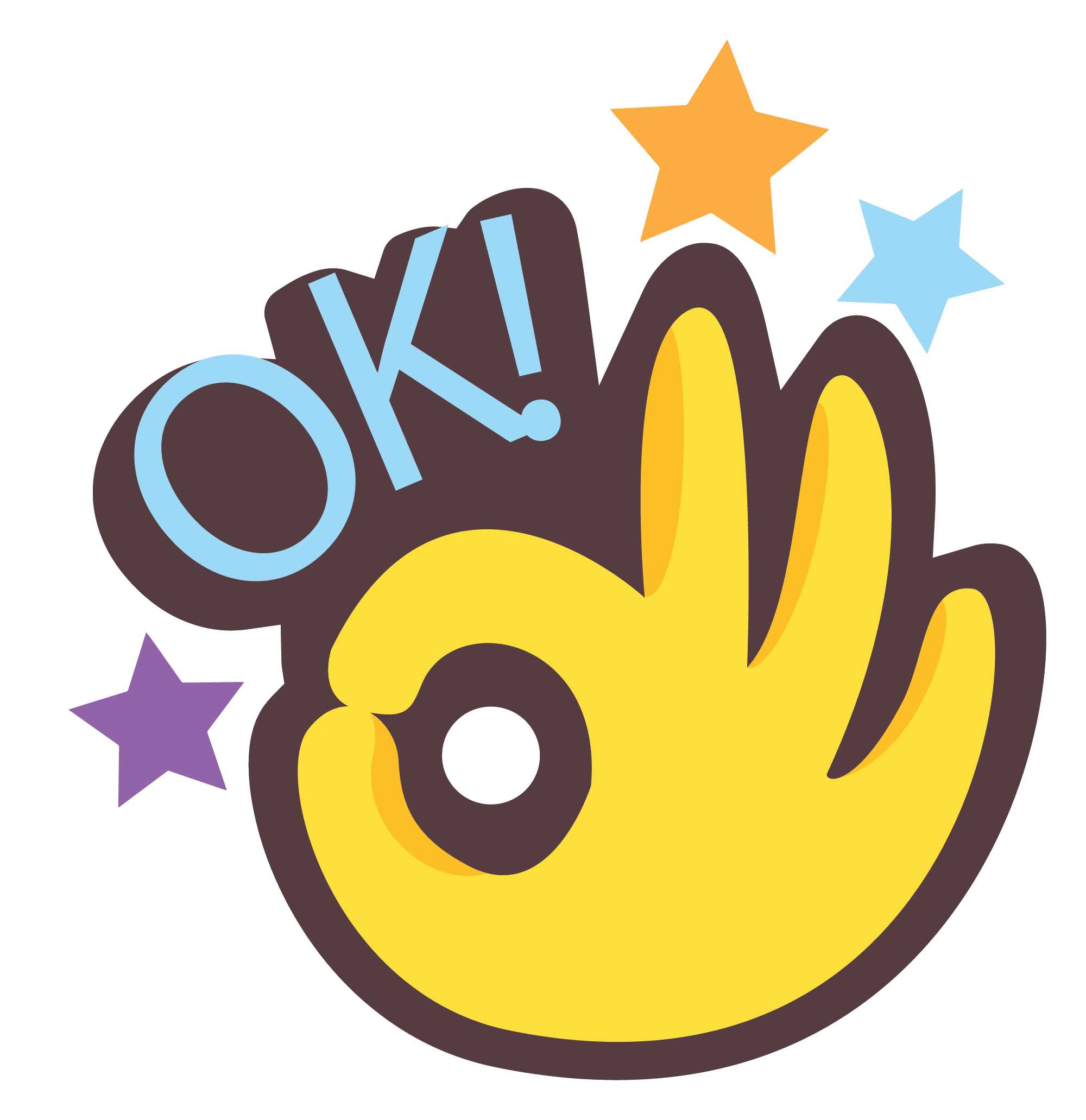 Preview for Ok-hand-emoji-stars-homework-stickers-137cf