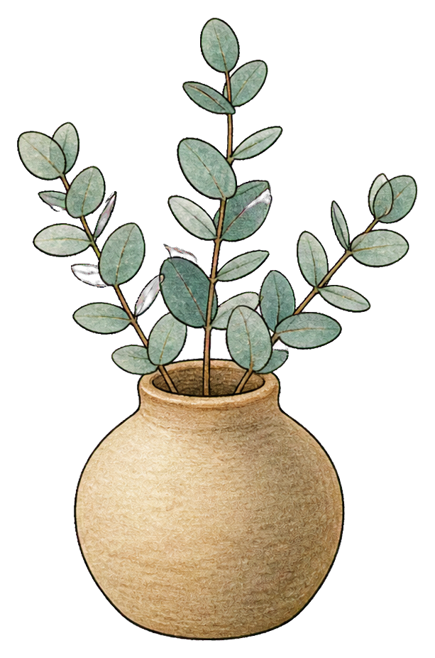 Preview for Eucalyptus Vase Sticker