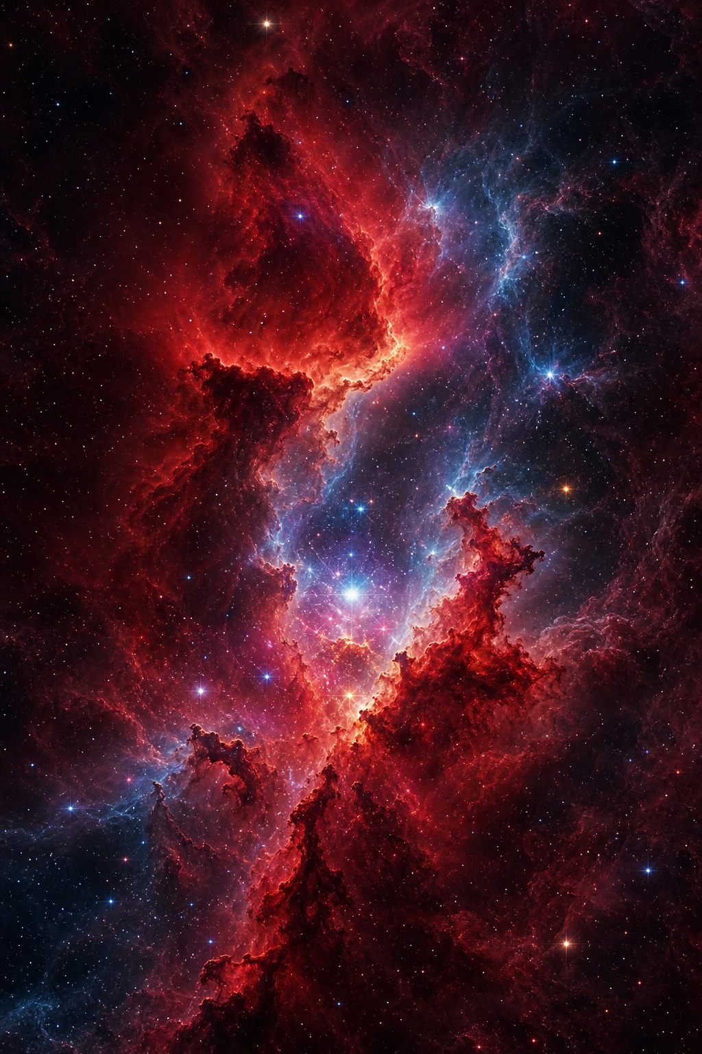 Preview for Crimson Stellar Cloud Cosmic Background