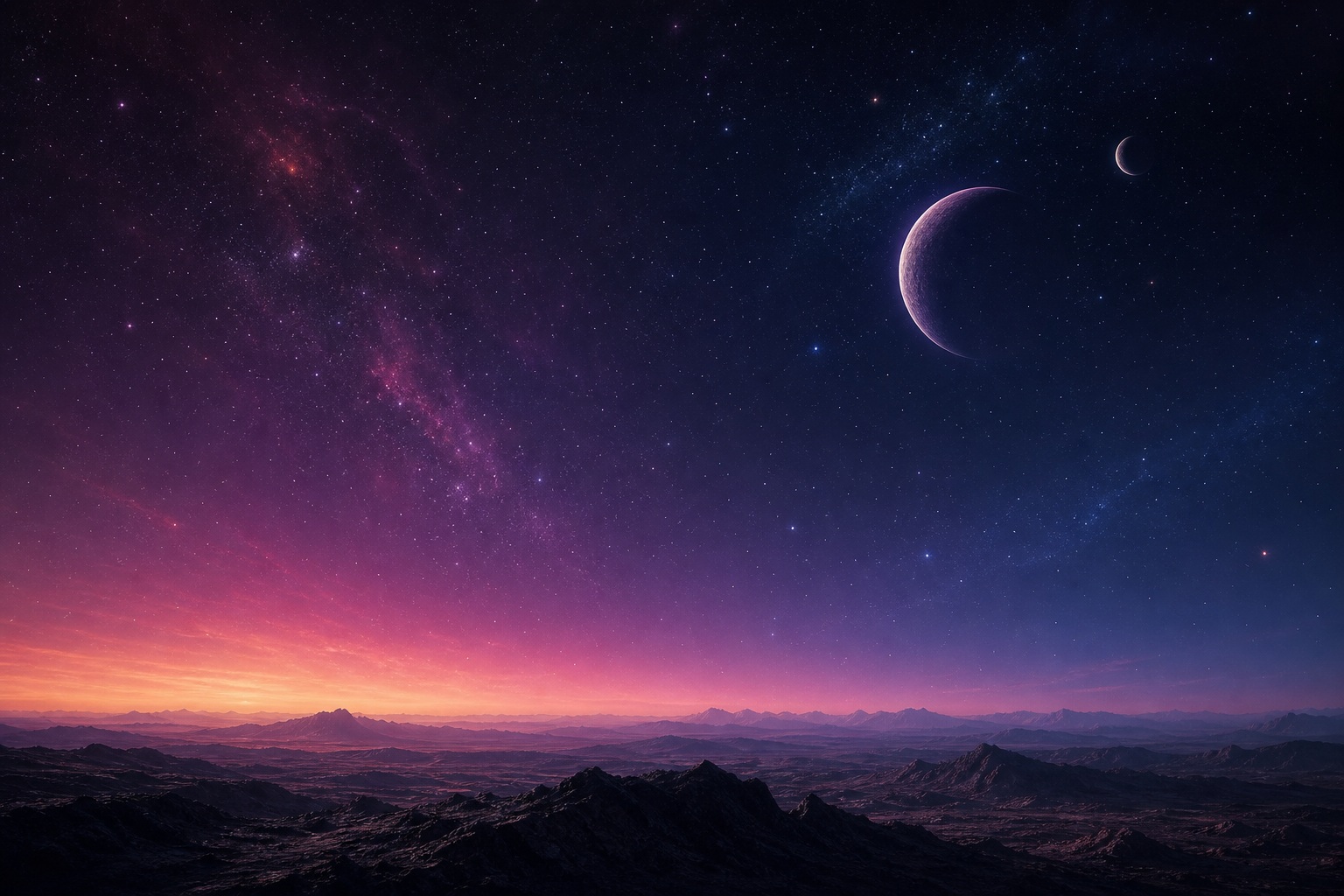 Preview for Alien Horizon Space Background