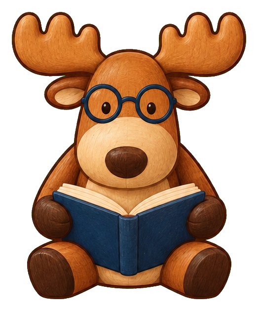 Preview for Moose Reading A Book