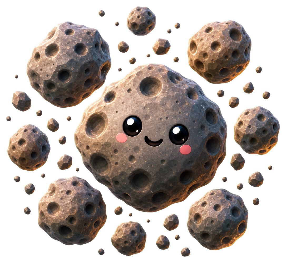 Preview for Asteroid Cluster Sticker Graphic